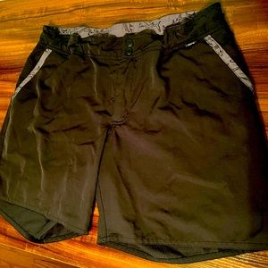 Tommy boy black shark swim trunks